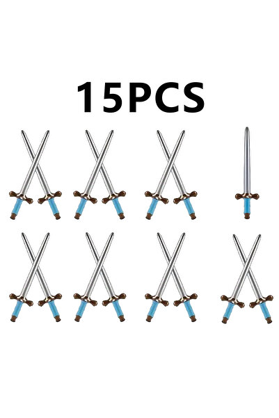 Choice 15 قطعة - أزرق 15 قطعة من هدايا حفلات السيوف القابلة للنفخ المصنوعة من...