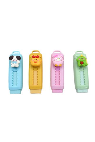 Mikro Dino Friends Sliding Eraser (Er-4535) 1 Piece