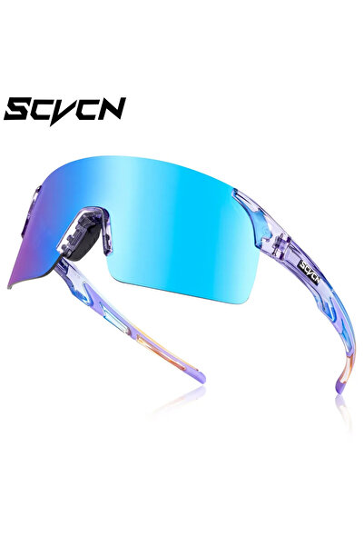 Choice نظارة شمسية جديدة لركوب الدراجات للرجال والنساء من SCVCN بعدسة واحدة 0...