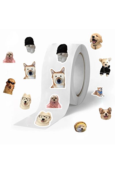 Choice 500PCS 500pc Stickers for Children Kids Rolling Animal Roll Dog Stickers Small Packaging Pack Sticke