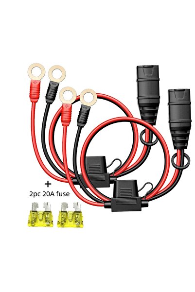 Choice قطعتان - M10 1/2 قطعة مع كابل سيليكون M10 موصل شحن سريع متوافق مع NOCO