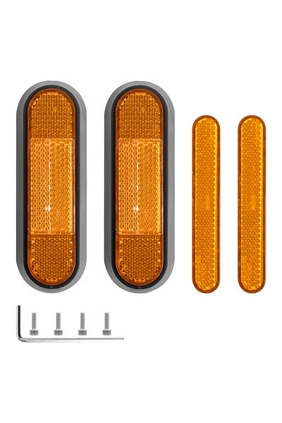 Choice غطاء مزخرف جديد باللون الأصفر للشوكة الخلفية المعدلة للدراجة الكهربائية Ninebot MAX G30 G30D الخلفية