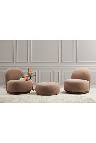 Vivense TİNA PUF, KAHVE