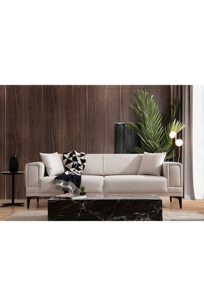 Vivense HORİZON ÜÇLÜ KOLTUK, KREM