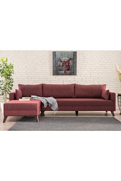 Vivense BELLA SOFT KÖŞE KOLTUK, BORDO, SOL KÖŞE