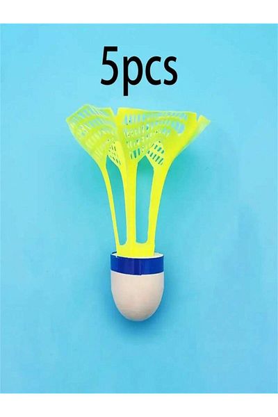 Choice green 5Pcs Windproof and Windproof Badminton, Nylon Material, Windproof and Durable, Suitable for Ou