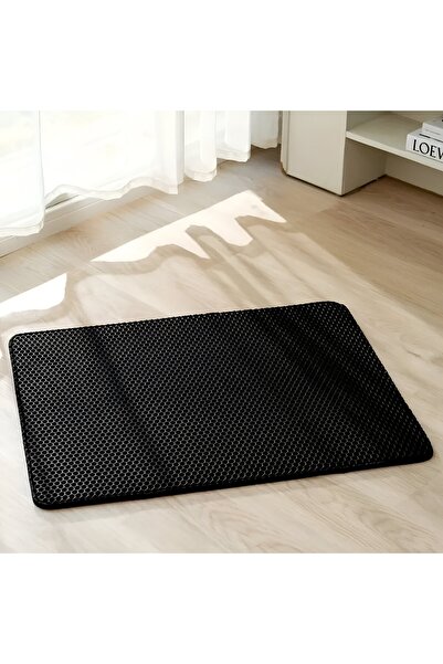 Flippy Double-sided Cat Litter Mat, Waterproof, Non-slip, 40x50 cm, Black
