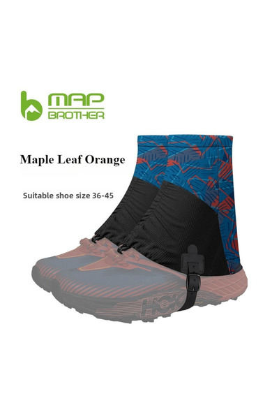 Choice Maple Leaf Orange MAP BROTHER Outdoor F1001 High Running Trail Gaiters...