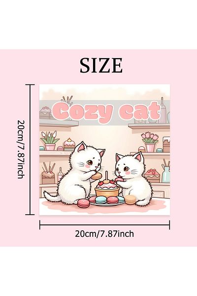 Choice MULTI COZY CAT Bold-easy Patterns Coloring Book for Adults Cute Drawing Book Perfect Gift for Party