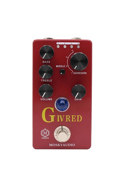 Choice Mosky G IV RED Distortion/Overdrive/Preamp Pedal True Bypass,Effect Pedal for Electric Guitar