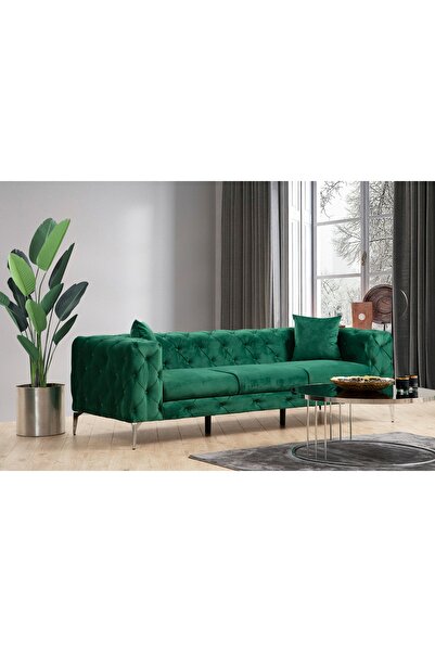 Vivense COMO ÜÇLÜ KOLTUK, YEŞİL