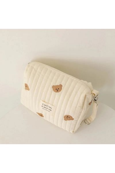 Choice Bear Ins Cotton Diaper Bag for Stroller Hanging Bag Baby Items Nappy Caddy Organizer Mommy Bag Zippe