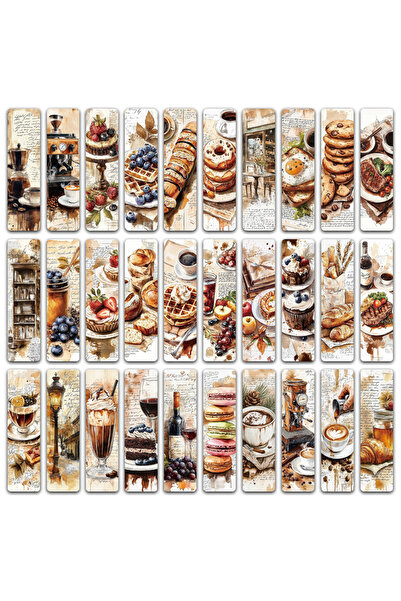 Choice 30 قطعة من فواصل الكتب ذات الزوايا الدائرية بتصميم كلاسيكي، مناسبة لطل...