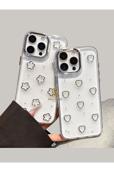 Massemr حافظة سيليكون شفافة متوافقة مع هاتف Apple iPhone 16E، غطاء متين ومرن مع حماية للكاميرا