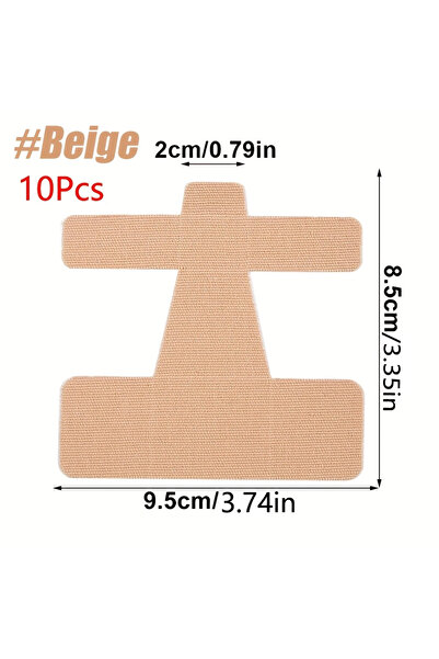 choice2 Beige 10PCS Bunion Corrector & Pain Relief Kinesiology Athletic Tape For Bunions & Turf Toe,Big Toe