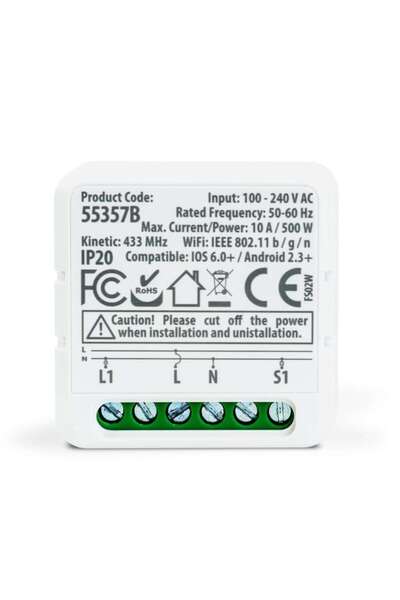 Primlife Unitate de Control Smartkinetic 100-240 V AC, Max 15A Amazon Alexa, Google Home