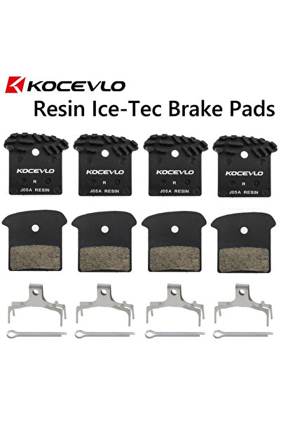 Choice طقم 4 قطع من وسادات فرامل قرصية للدراجات الجبلية من كيفلو J05A ICE-TEC...