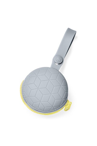 Skip Hop Pacifier holder, Skip Hop, Silicone, Grab&Go, BPA and phthalate free. For 2 pacifiers, Gray