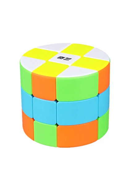Choice مكعب سحري أسطواني QiYi بدون ملصقات [ECube] 3x3x3 مكعب سحري غريب الشكل ...