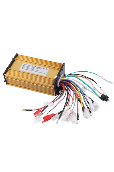 Choice As Show E‑Bike Brushless Speed Motor Controller for Electric Scooter 48V/60V/72V Three‑Mode Sinusoid