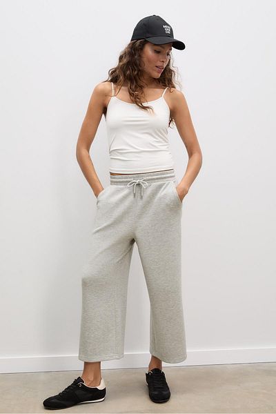 Stradivarius Flowing soft-touch culottes
