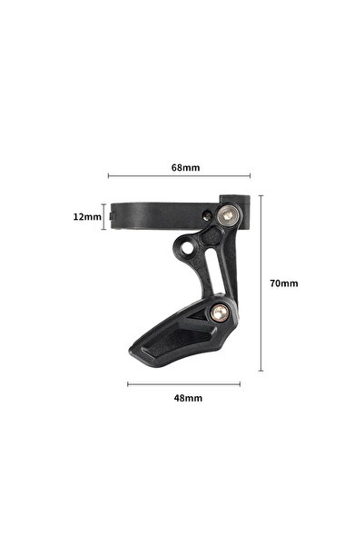Choice دليل سلسلة دراجة جبلية أسود من Rrskit مثبت سلسلة أسنان موجبة وسالبة لل...