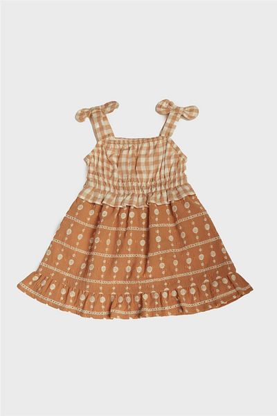 GB Baby Baby Girl Mustard Dress