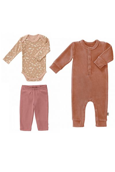 fresk Rose Down Girl – Set pentru bebeluși, din bumbac , 6-12 luni