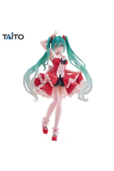 BANDAI no Box TAITO FURYU Original Anime Figure Hatsune Miku The Artist Bunny Girl Action Figure Toys for K