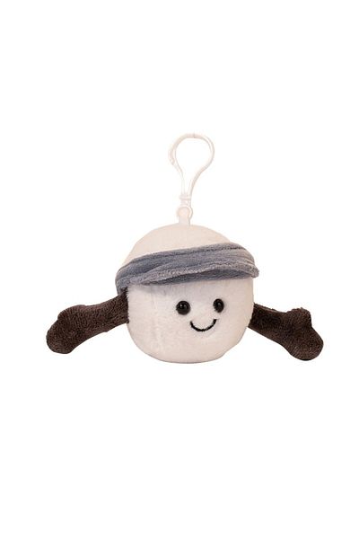 Choice One Size White Creative Plush Keychain Cute Golf Ball Plush Soft Stuffed Keychain Toys Gift for Spor