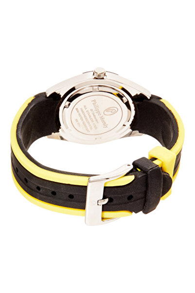 Philippe Moraly Water Resistant Rubber Analog Wrist Watch RK1111WLL