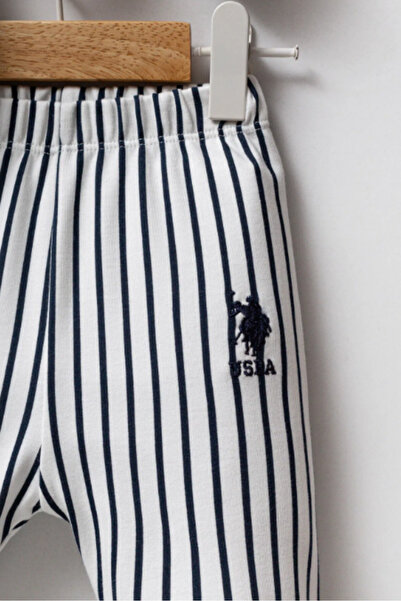 U.S. Polo Assn. U.S.Polo Assn Usb2622 White Boy's Pajama Set