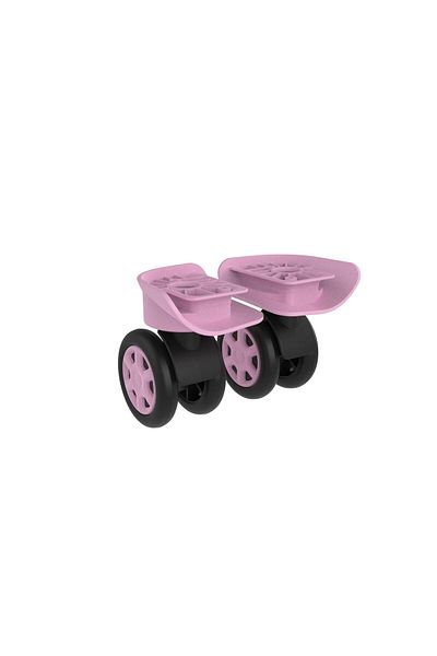 keo-plus Pp Suitcase Wheel Right and Left Pink Color