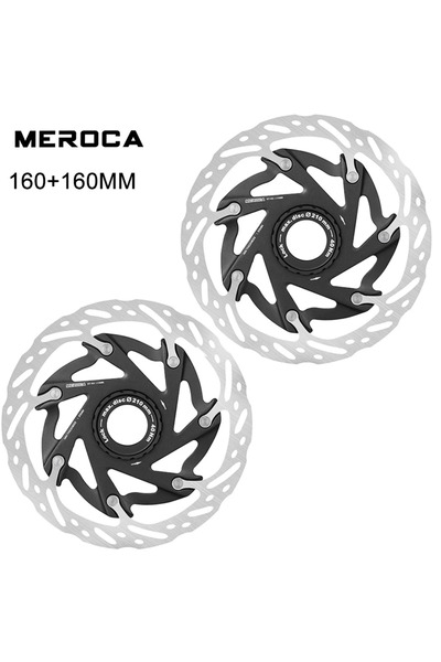 Choice BLACK-160-2PC MEROCA XR Ultra-light Bicycle Center Lock Rotor 140mm/16...