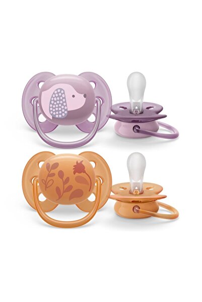 Philips Avent Σετ 2 πιπίλες, Philips Avent, εξαιρετικά μαλακές, ορθοδοντικές, μαλακές και εύκαμπτες, σιλικόνης