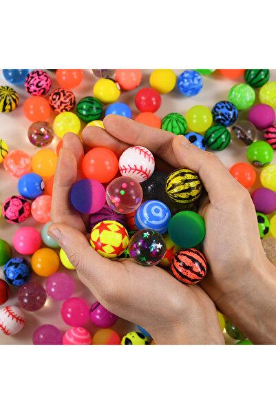 Choice 10Pcs Mix 10-50Pcs Rubber Bouncy Ball Kids Favors Summer Birthday Party Gift for Guests Goody Pinata