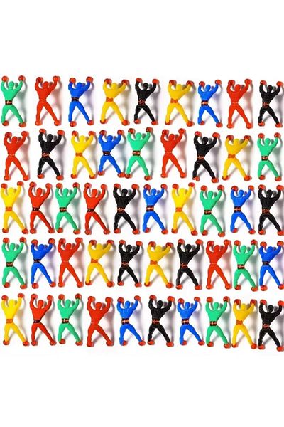 Miniso 50pcs Random colors 10/30/50Pcs Novelty Sticky Wall Climbing Climber Men Kids Boy Birthday Party Fav