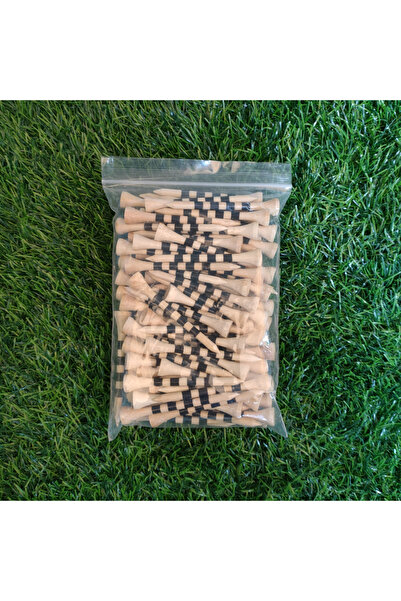 Choice 70mm 100 pcs Yellow 100pcs/bag professional bamboo golf Tee, the stren...