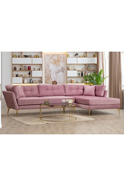 Vivense MAPA KÖŞE KOLTUK, PEMBE, SAĞ KÖŞE