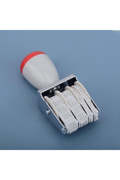 Choice YZ-066 1pc date stamp roller type adjustable digital,the stamp for daily office study portable, clea