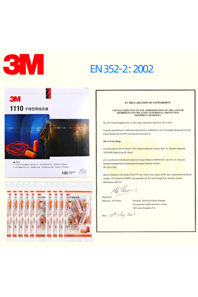 3M 20pairs Earplugs Anti-Noise Sleep Specialized Industrial Comfort Super Soundproof Noise Canceling