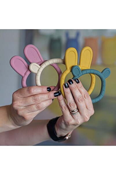 Petite&Mars Teething toy, Petite&Mars, Bunny, Soft, Soothing effect on gums, Silicone, BPA free