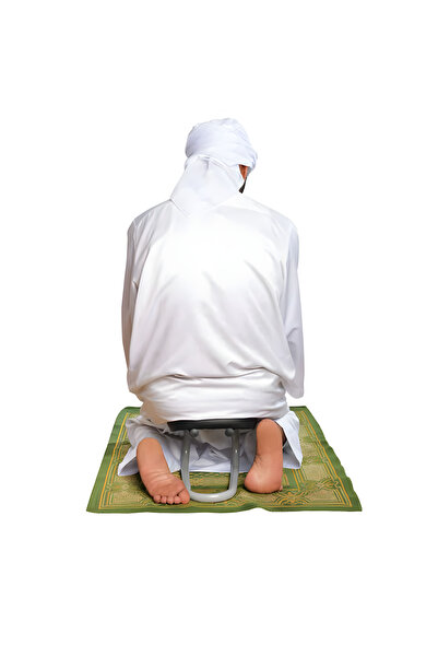 Generic Islamic Salah Seat Prayer Chair stool with Cushion for Knee & Back Support – Yoga Meditation Bench