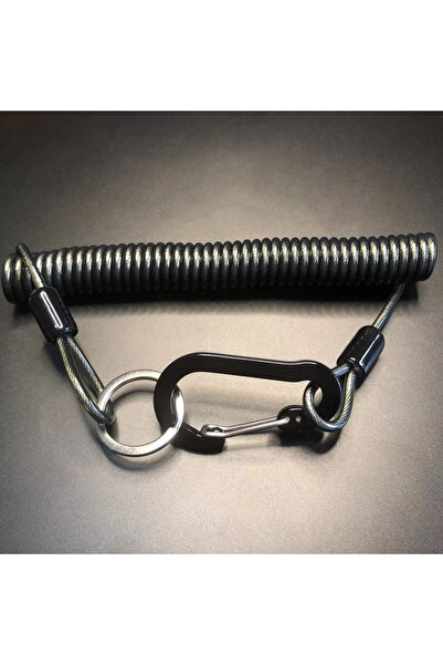 Choice حبل صيد بطول 2 متر، قطعة واحدة، حبل مفاتيح مفقود، سلسلة مفاتيح، ملفوف ...