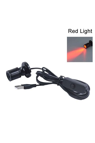 Choice Red-Black Shell Mini USB Powered LED Cabinet Spotlight DC 5V 3W Jewelry Shelf Lamp Counter Closet Sh