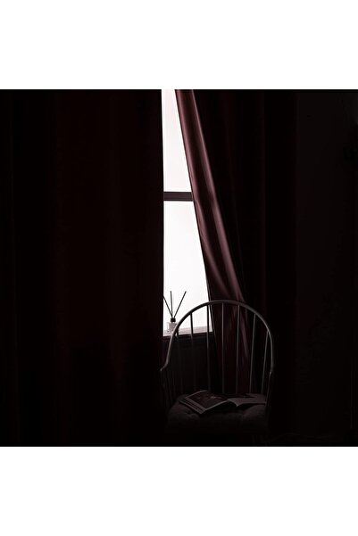 Metropolitan Concept Set of two full blackout velvet curtains, worked on staple rings