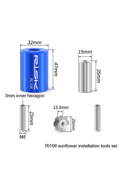 Choice RL106-1 RISK Bicycle Front Fork Star Nut Setting Tool MTB Road Bike Headset Nuts Setting Installing
