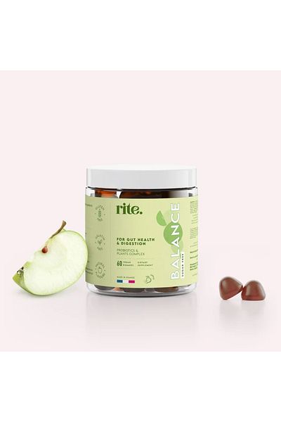 RITE Balance For Gut Health and Digestion Supplement 60 gummies