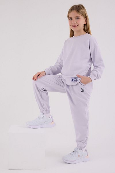 U.S. Polo Assn. Σετ μωβ αθλητική φόρμα για κορίτσια U.S. Polo Assn