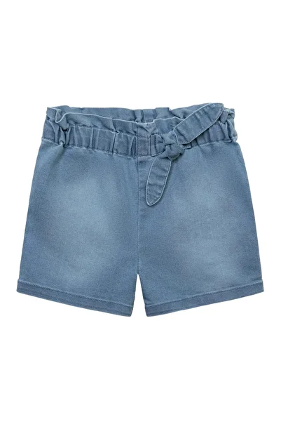 Minoti - Denim Paper bag Shorts